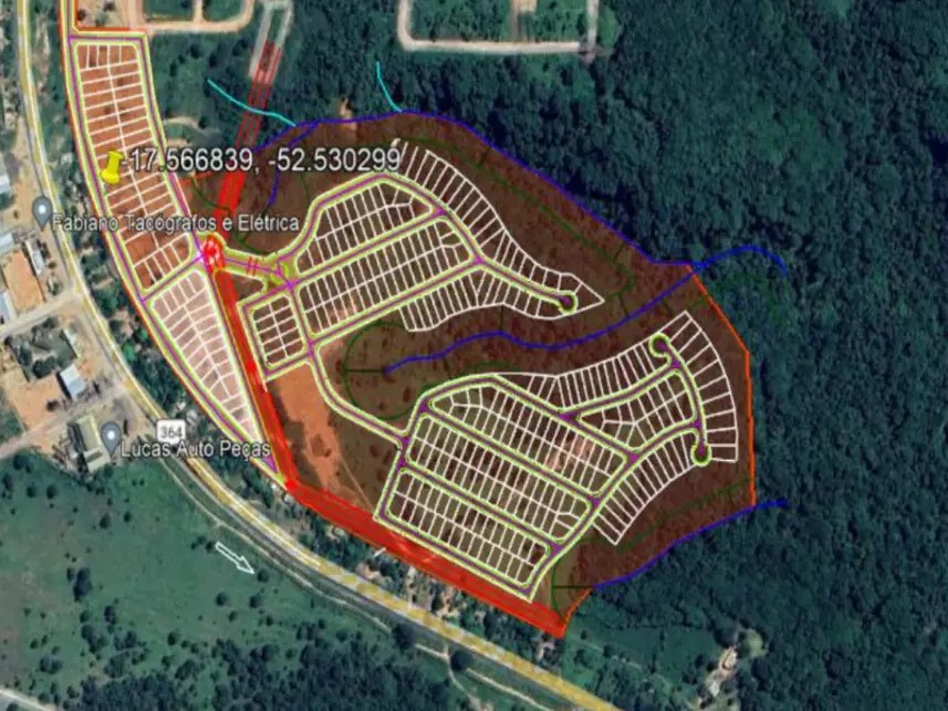 Imagem 13 - Conjunto de 179 Lotes, s/n - Perímetro urbano BR364 - Loteamento Portal Green Park 02 - Mineiros / GO